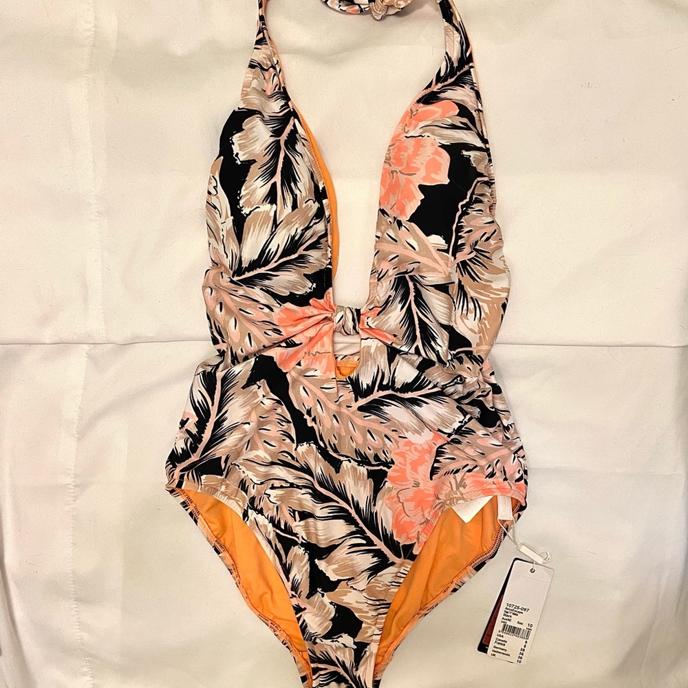 Seafolly Ibiza Escape Deep V Maillot One Piece